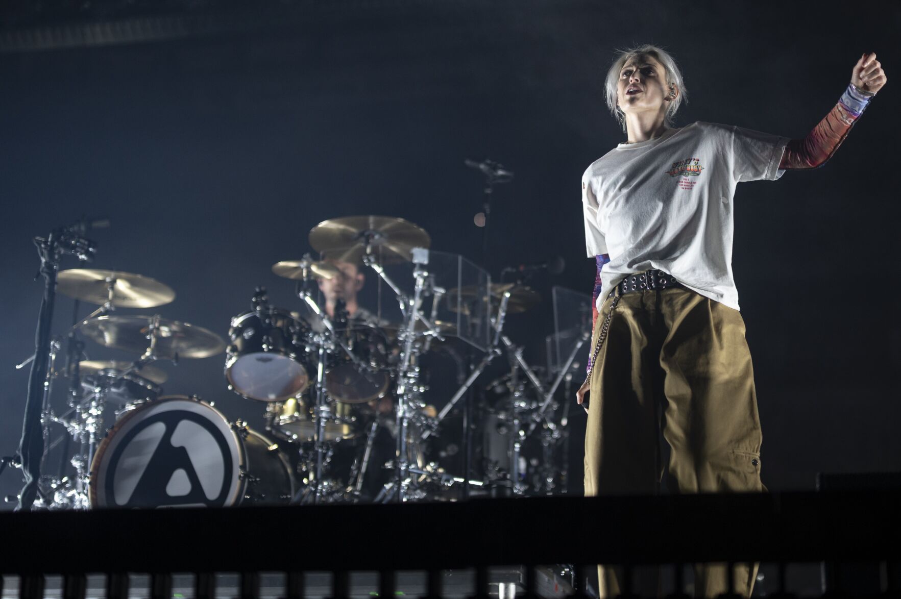 Linkin Park performs live at the Enterprise Cente